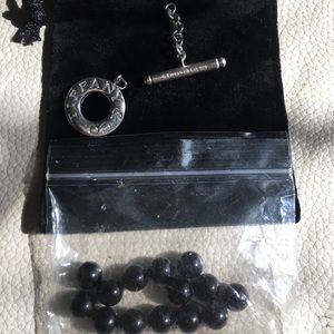 Tiffany & Co Onxy bracelet pieces